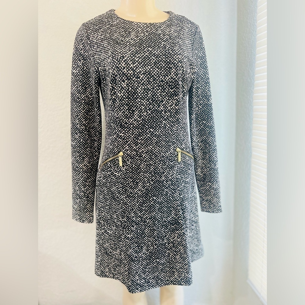 Michael Kors Blo/Wht Flare Skirt dress size 4